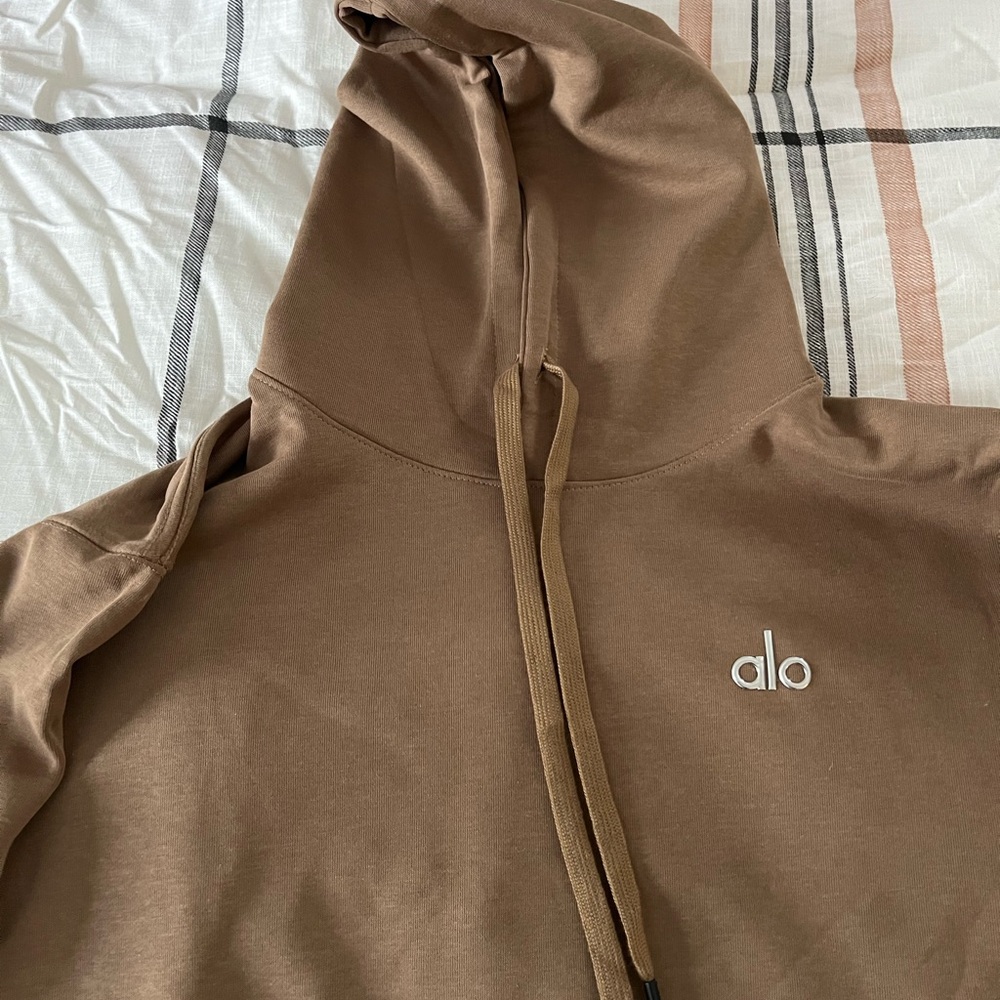 ALO Yoga Brown Hoodie